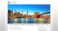 Desktop Screenshot of lhgholdings.com